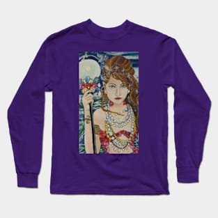 Angry Queen Mermaid Long Sleeve T-Shirt